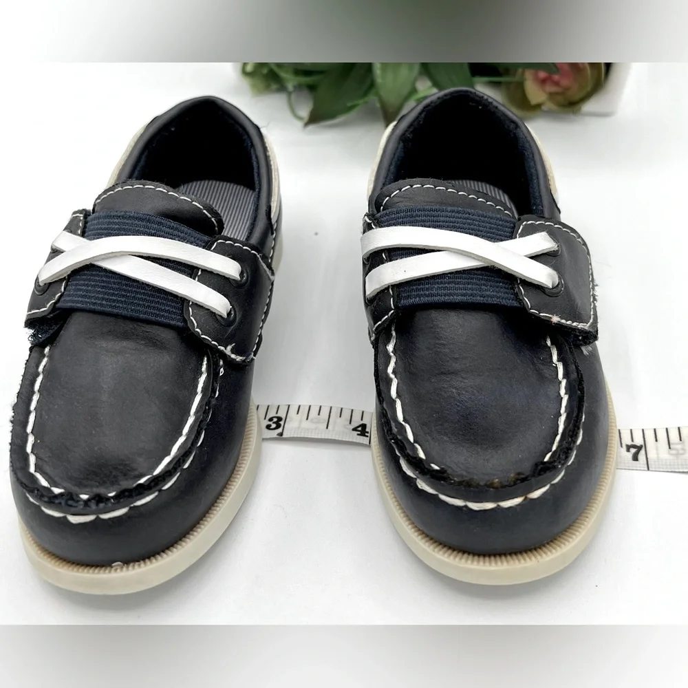 🌺Carter's Velcro Navy Blue Topsiders | Boat Shoes🌸🌺
